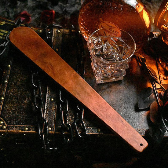 THORN GARDEN™ Solid wood round head spanking paddle free shipping