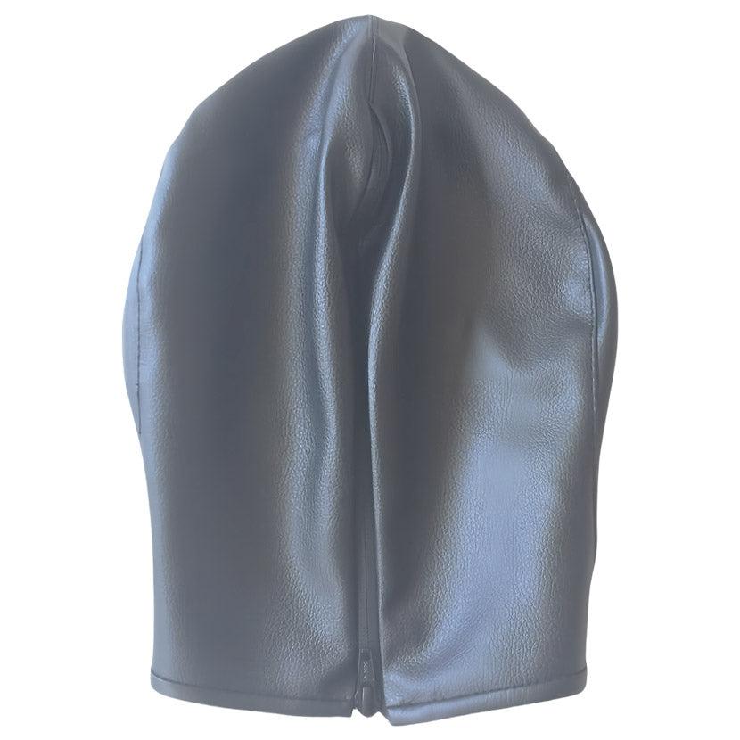 THORN GARDEN™ bondage PU leather hood with exposed eye sockets free shipping