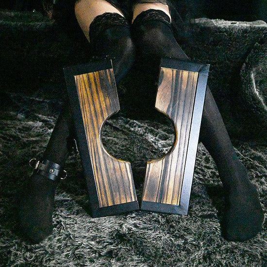 THORN GARDEN™ bdsm wooden neck bondage elm and free shipping