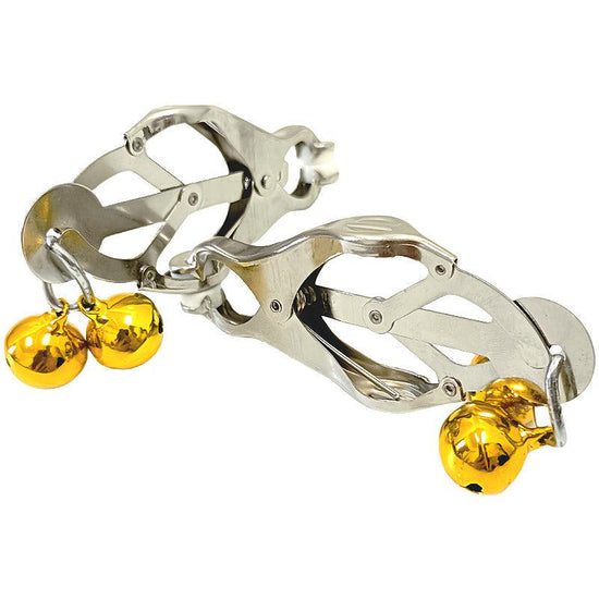 THORN GARDEN™ Double bell butterfly nipple clamp labia clamp free shipping