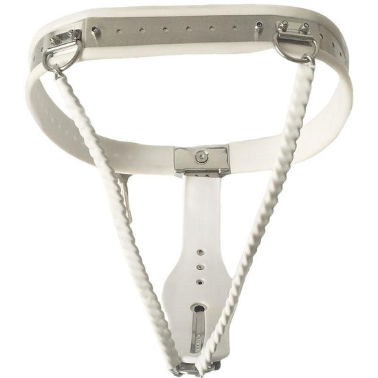 THORN GARDEN™ Women's lockable infibulation pants can be paired with anal plugs and vaginal plugs