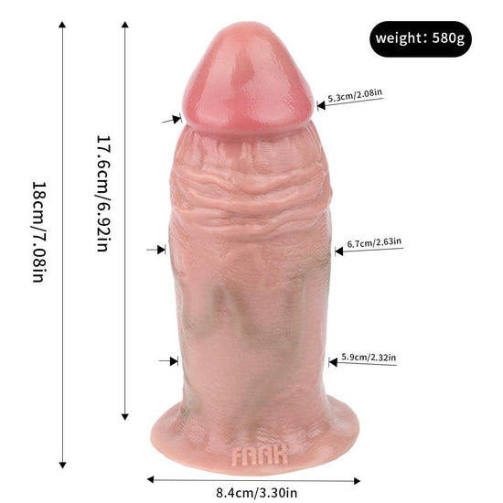 THORN GARDEN™ 2.63in diameter 7.08in long sex machine dildo free shipping G1123