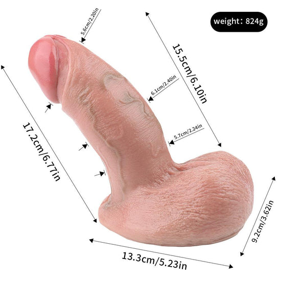 THORN GARDEN™ 2.4in diameter 6.77in long sex machine dildo free shipping G1124