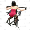 Multi-Function Bondage Armchair - leather cuffs TG8870