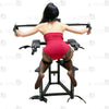 Multi-Function Bondage Armchair - leather cuffs TG8870