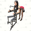 Multi-Function Bondage Armchair - leather cuffs TG8870
