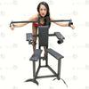 Multi-Function Bondage Armchair - leather cuffs TG8870