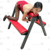 red leather bdsm horse bench
