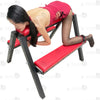 red leather bdsm horse bench