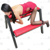 red leather bdsm horse bench