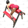 red leather bdsm horse bench