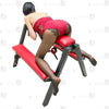 red leather bdsm horse bench