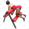red leather bdsm horse bench