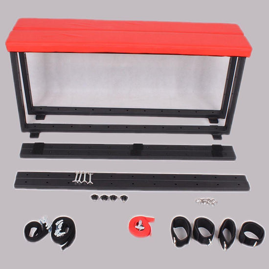 THORN GARDEN™ red leather bdsm bench - free shipping