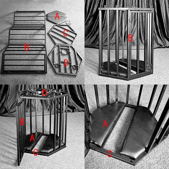 THORN GARDEN™ bdsm metal hanging cage free shipping