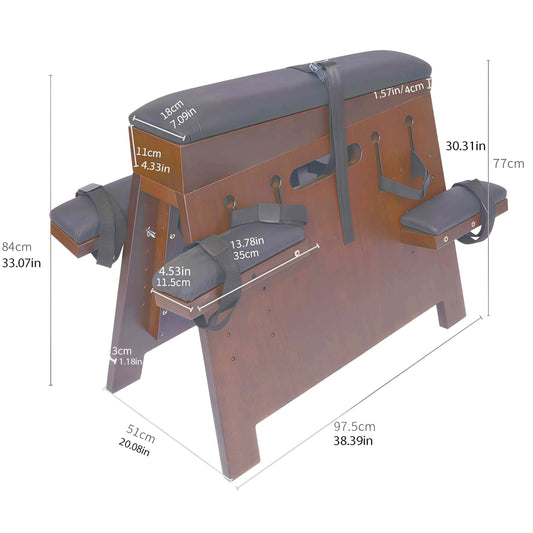 THORN GARDEN™ solid wood horse bench - free shipping