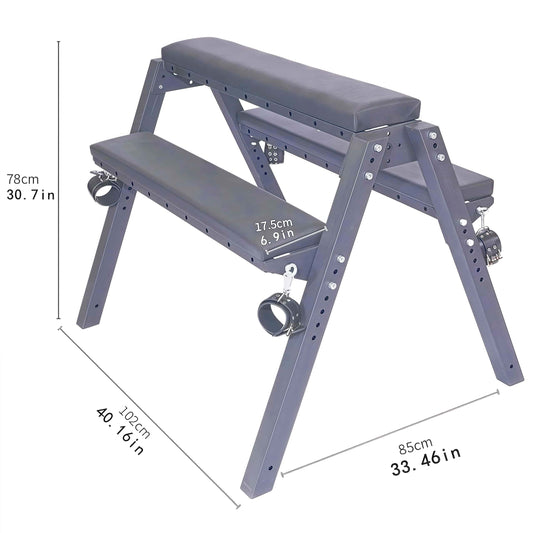 THORN GARDEN™ black horse bench - free shipping
