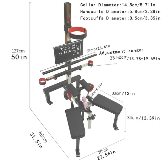 THORN GARDEN™  mobile kneeling  bondage rack - free shipping