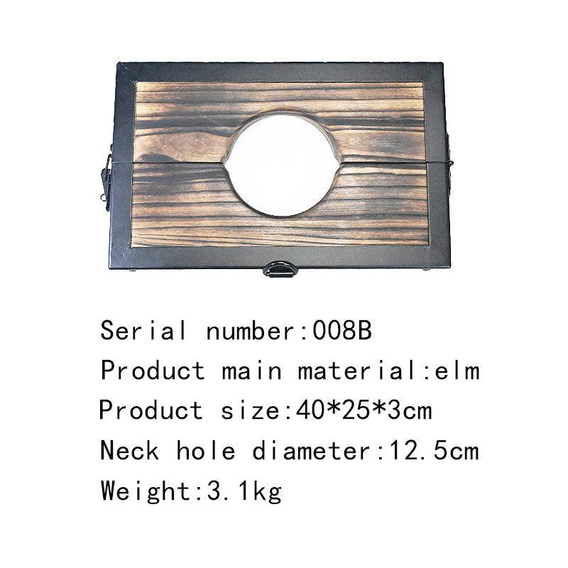 THORN GARDEN™ bdsm wooden neck bondage elm and free shipping