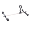Studio product overview view of the THORN GARDEN 3G Bondage Stockade with metalcuffs showcasing the heavy-duty four-limb restraint frame against a clean white background