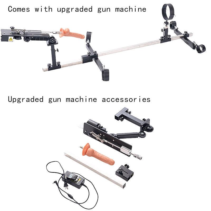 Studio product upgraded gun machine and accessories diagram view of the THORN GARDEN 3G Bondage Stockade showcasing structural components and hardware against a clean background
