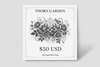 THORN GARDEN $50 礼品卡