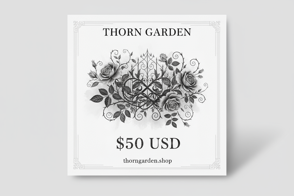 THORN GARDEN $50 礼品卡