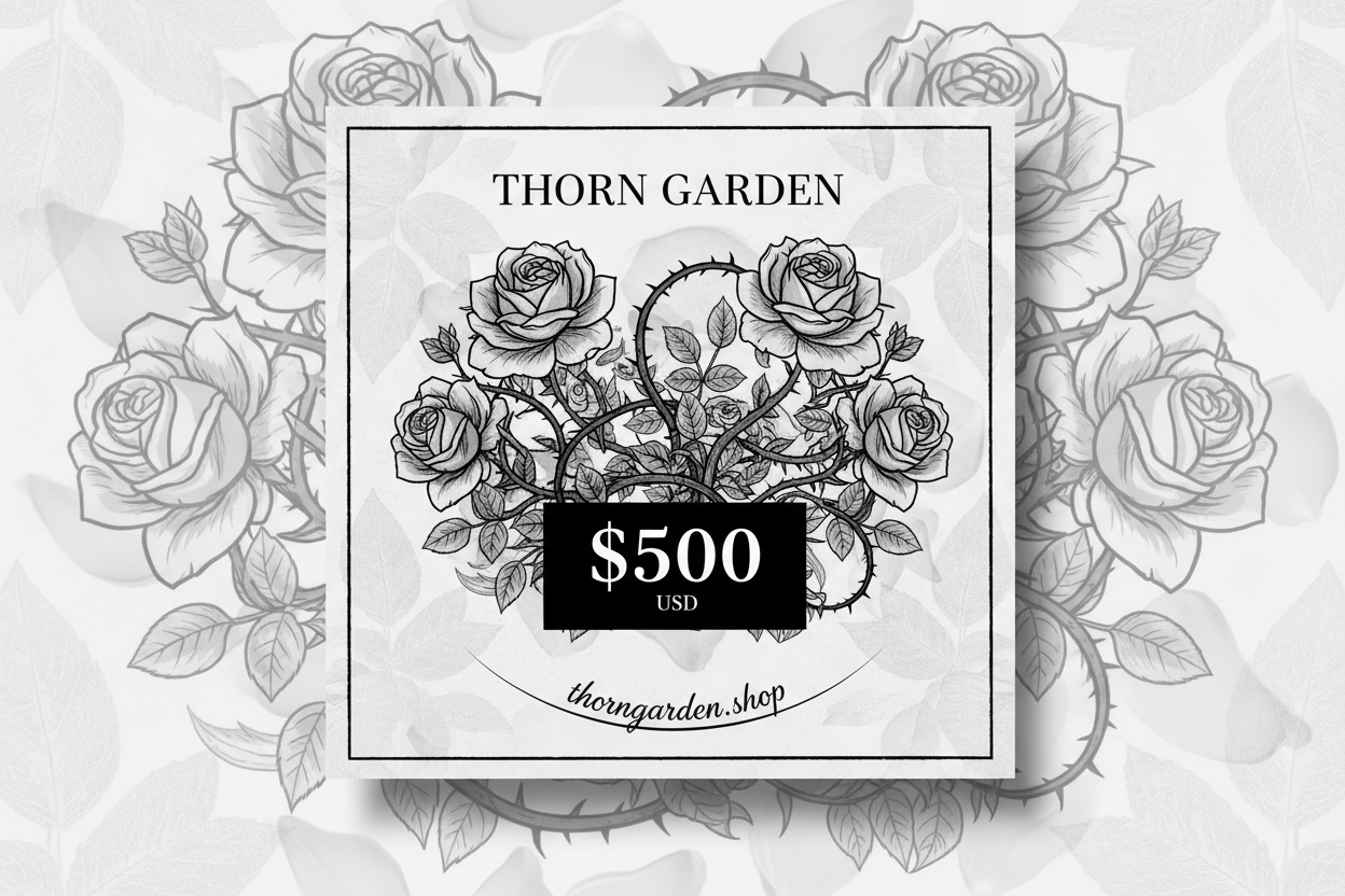 THORN GARDEN $500 礼品卡